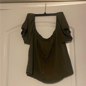 American Eagle off the shoulder crop top - XL